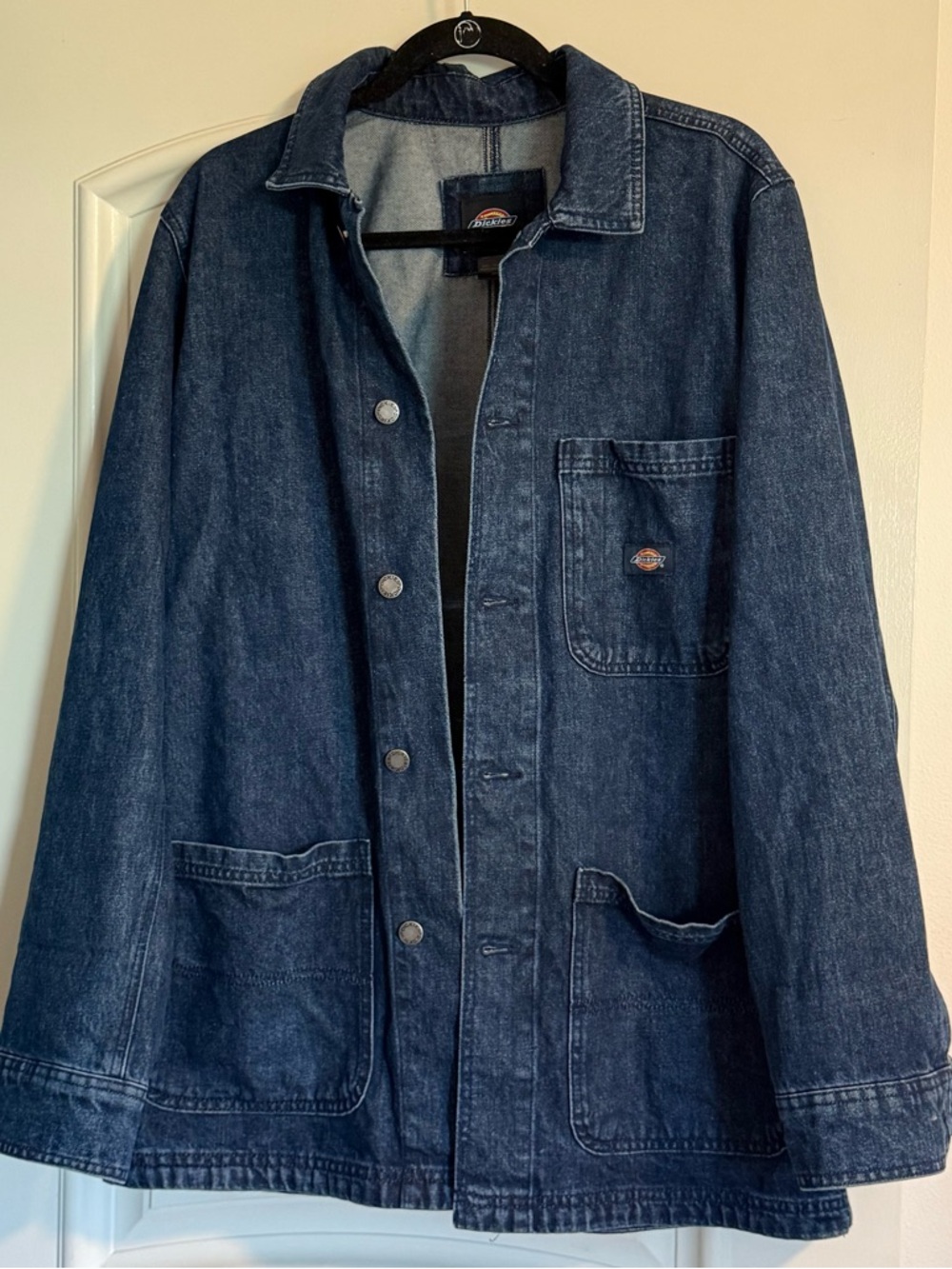 Dickies Men's Dark Blue Denim Shirt Jacket
